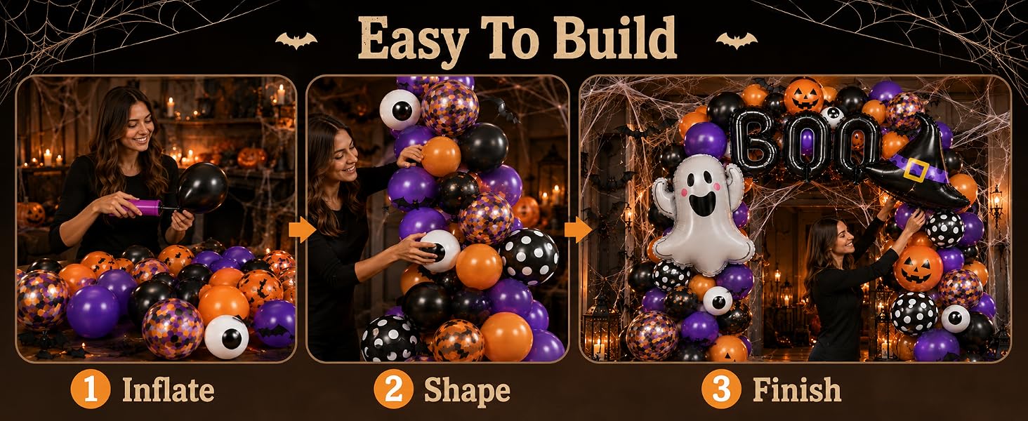 halloween balloon arch kit