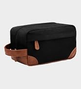 Vorspack Toiletry Bag Hanging Dopp Kit for Men Water Resistant Canvas Shaving Bag with Large Capa...
