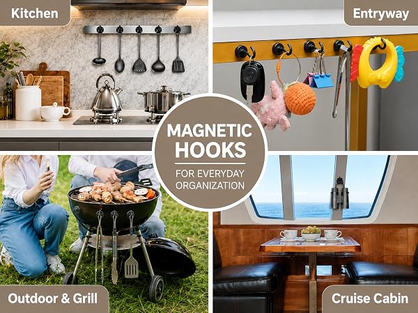 Neosmuk Black Magnetic Hooks