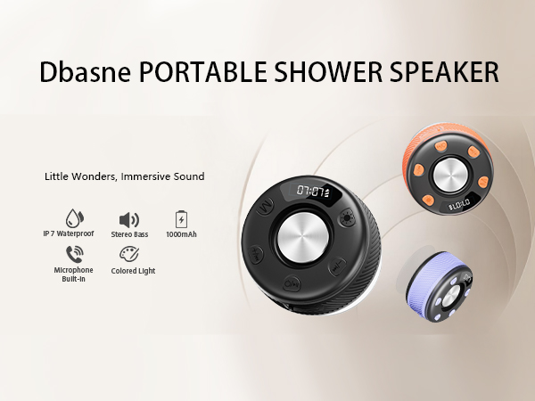Bluetooth Shower Speaker