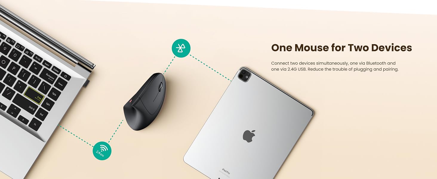 bluetooth and 2.4g 2 in 1