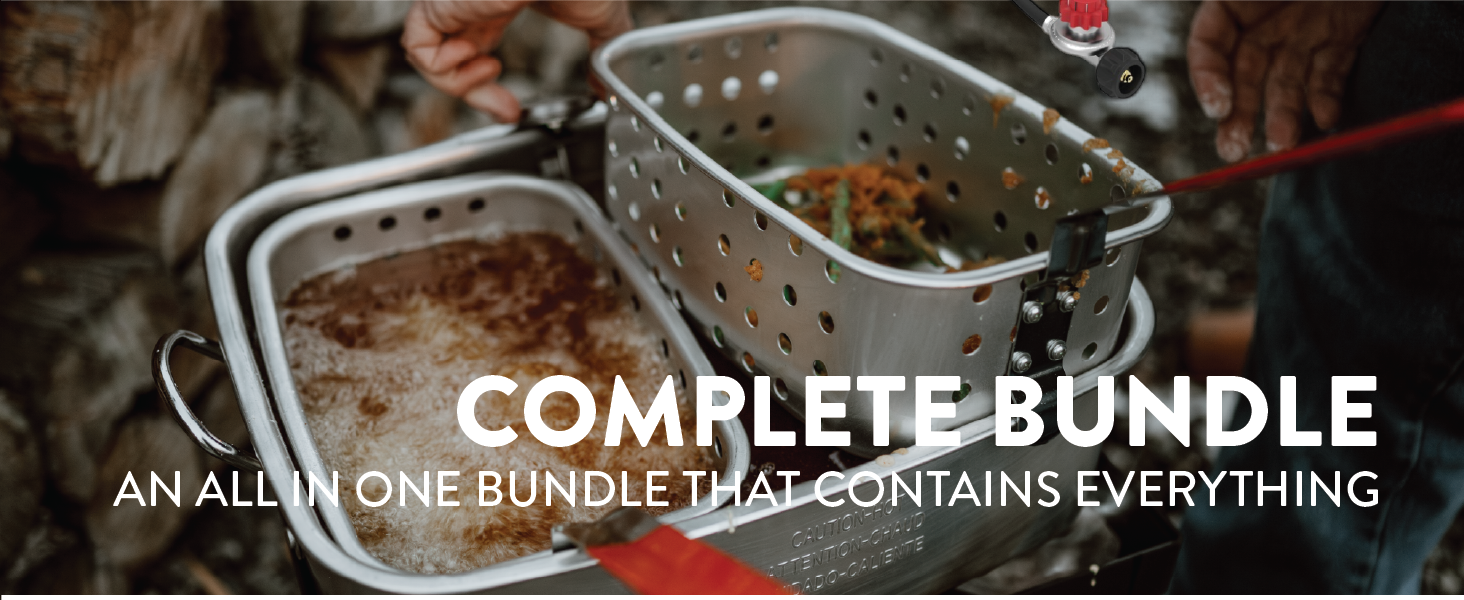 GasOne Outermust King Kooker Fish Fryer Propane Double Deep Fryer