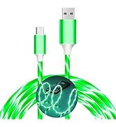 USB C Cable, 3A LED Light Up Fast Charger Charging Cords Type C Cable Compatible with iPhone 15 P...