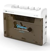 VERAVOXES Portable Bluetooth Cassette Tape Player, Cassette Player Recorder,Equipped with Headpho...