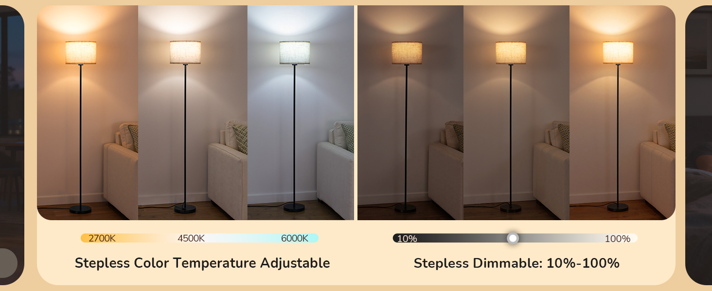 Dimmable Floor Lamps