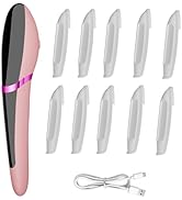 Dermaplane Razor for Women Face, Sonic Dermaplaning Tool for Women, Rechargeable Face Dermaplane ...