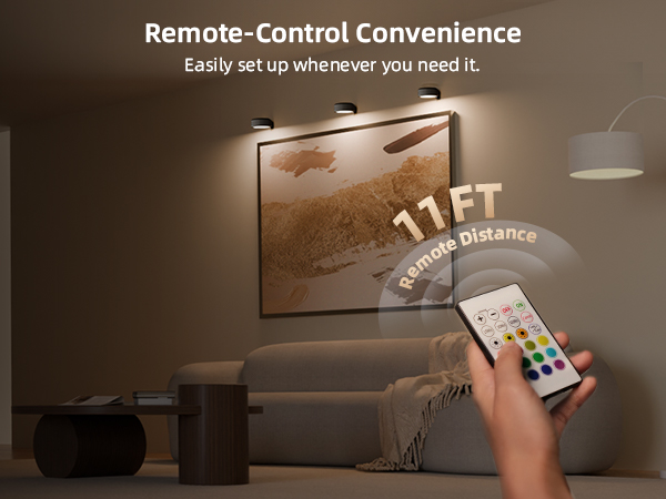 picture lights for wall battery operated