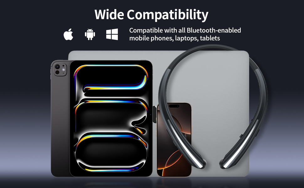 Neckband Bluetooth Headphones