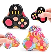 Yrissmiss Fidget Toys Adults,2Pcs Fidget Pad Fidgets,Autism Figette Cubes,Cool Fidget Clicker Con...