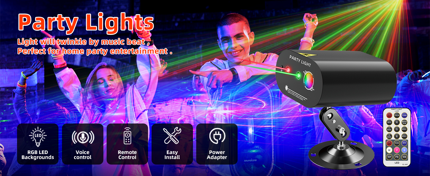 laser lights,party lights;stage lighting;disco ball;karaoke party decorations;strobe light