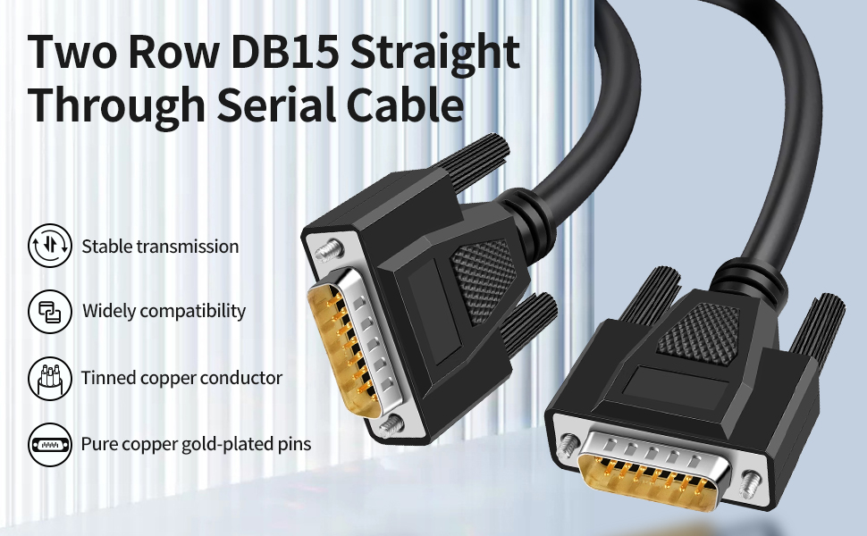 DB15 Straight MM A+ P01
