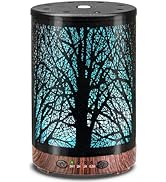 JOYOLO Essential Oil Diffuser 120ML Metal Aromatherapy Diffuser, Cool Mist Humidifier with Auto S...