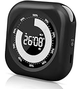 PERSUPER Visual Timer for Kids, 10 Hours Countdown/Up, with Rechargeable, 3 Brightness Display, 3...