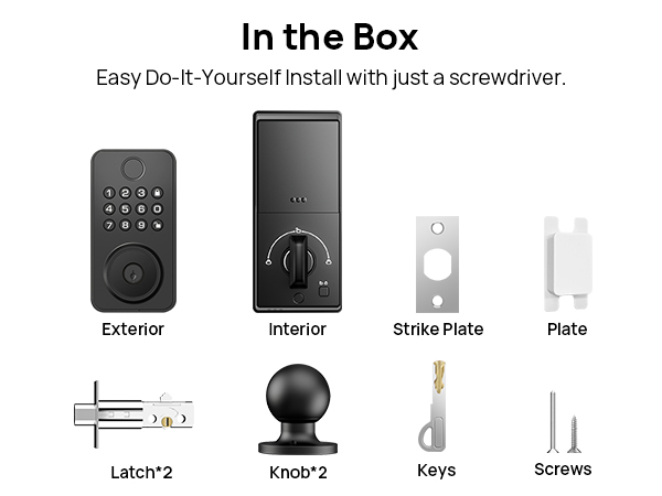 Smart Deadbolt Lock for Front Door