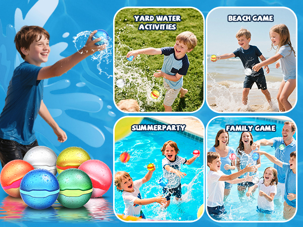 Self-Sealing water balloons