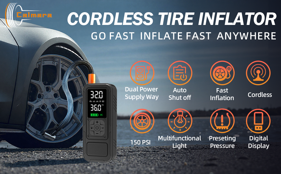 tire inflator portable air compressor tire inflator air compressor portable