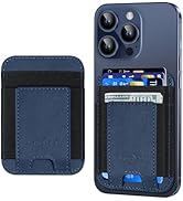 Phone Card Holder, Leather Phone Wallet Stick On, Stronger Adhesive Card Holder for Back of Phone...