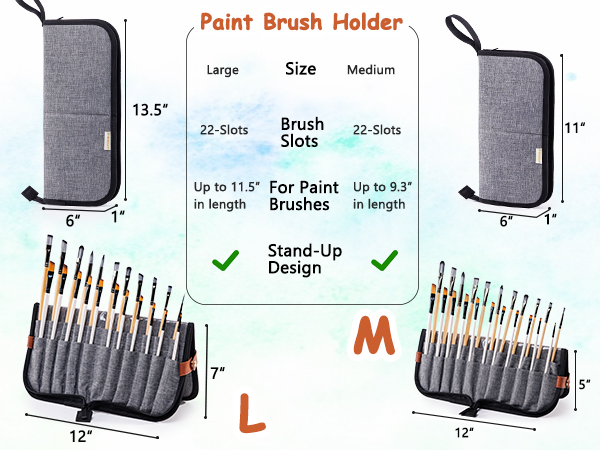 Paint Brush Holder &amp; Organizer