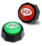 ANLIKY Yes No Buttons,Right Wrong Button, Sound Buttons, YES and NO Answer Buzzers,Easy Buttons,G...