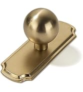 khtumeware 10-Pack Heavy Duty Solid Backplate for Cabinet Knobs Champagne Bronze Drawer Knobs wit...