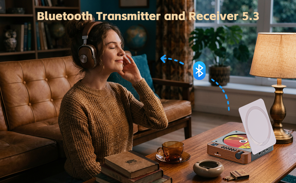 portable cd player bluetooth