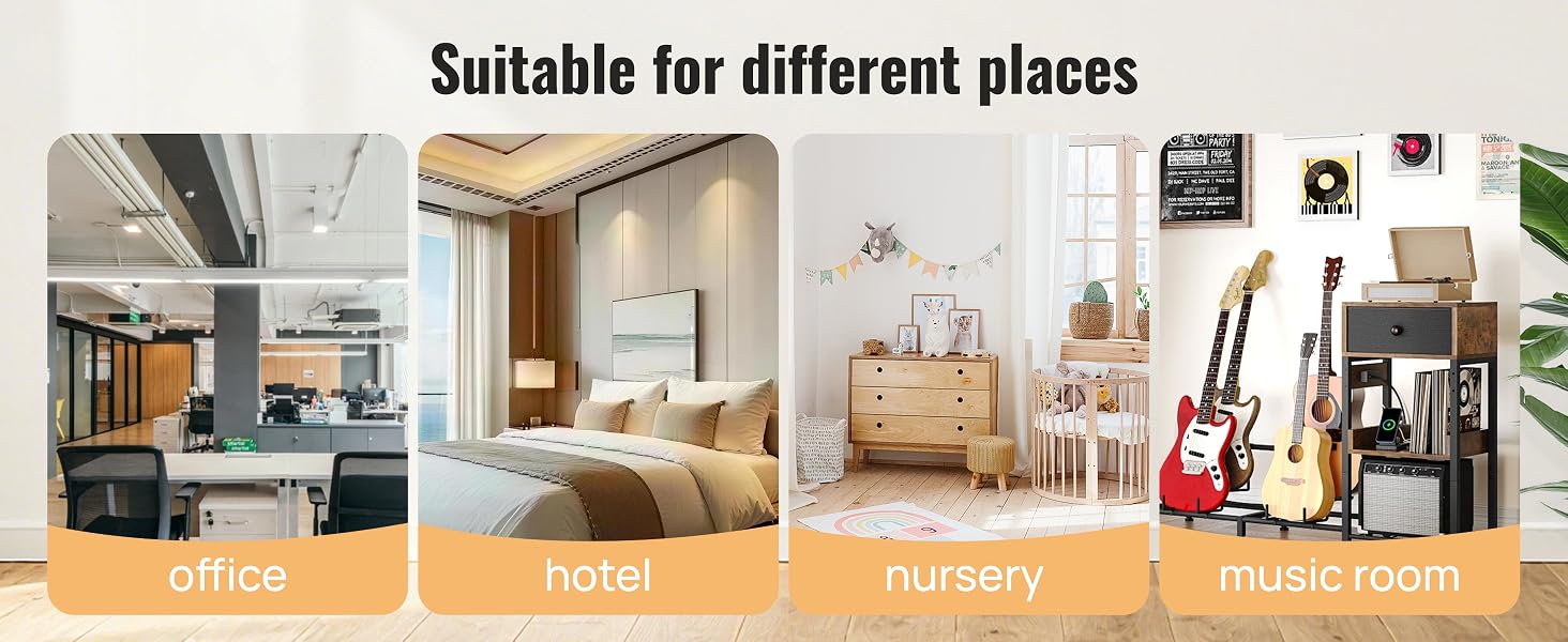 Suitable for different places