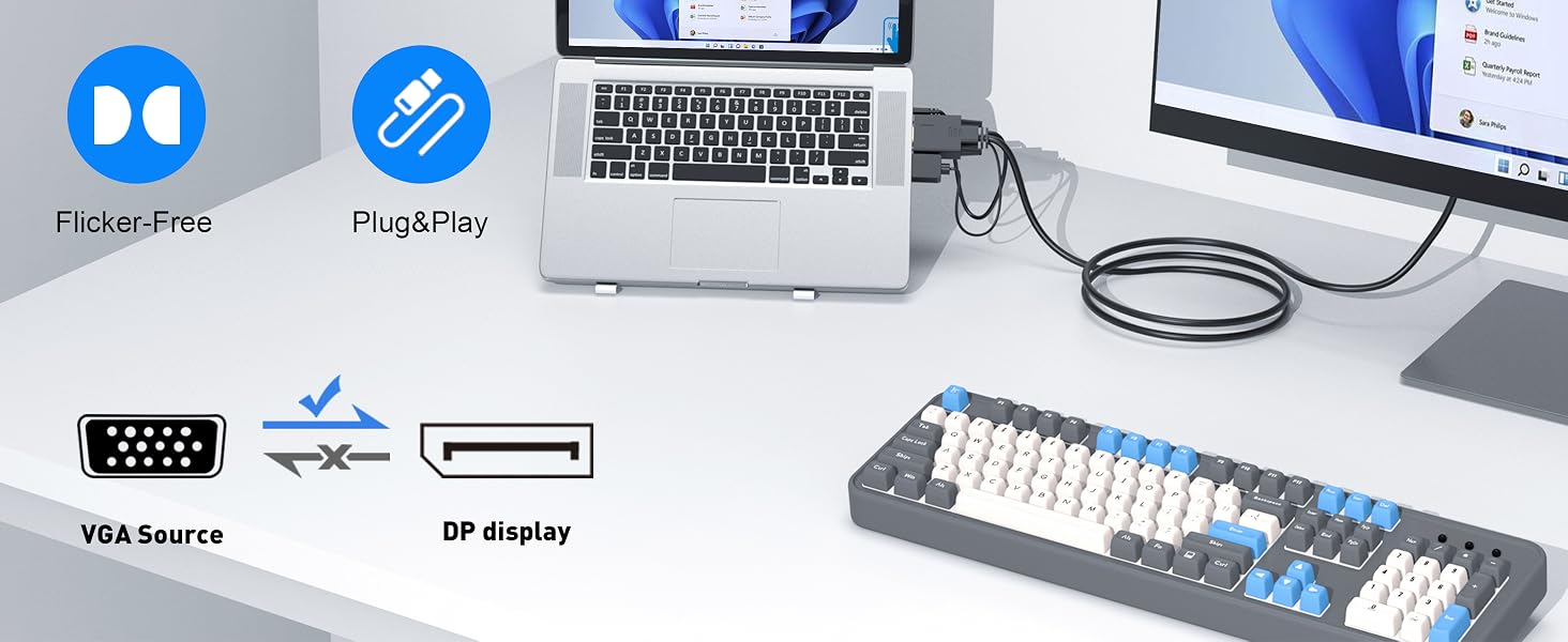vga to displayport adapter