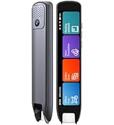 Translator Pen Dyslexia Tools for Kids, 142 Language Online/Offline Scan Reading Pen for Kids, Su...