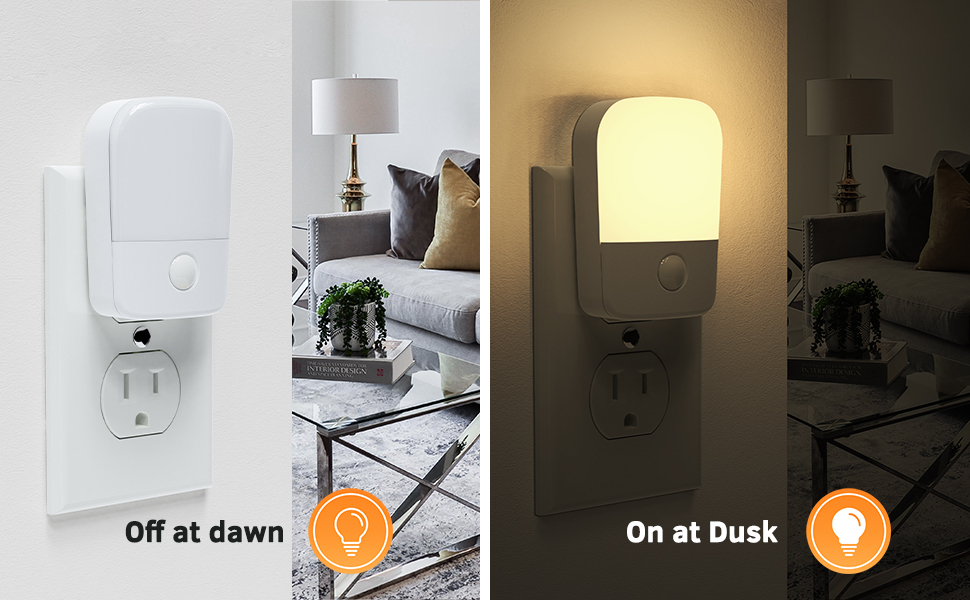 dusk to dawn night light