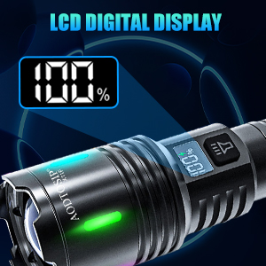 Brightest with LCD Digital Display