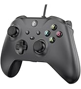 IWGAME Wired Controller for XBOX, Support 3.5mm Audio Jack/Dual Vibration, Gaming Controller with...