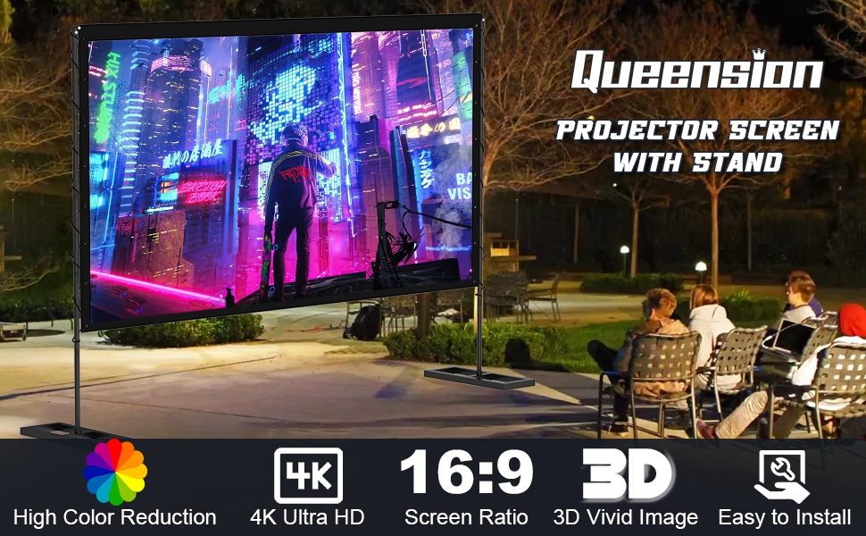 projector screen stand
