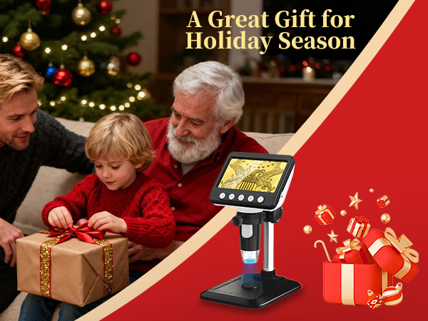 coin microscope with light digital magnifier metal detecting accessories coin collector gifts