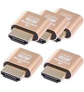 WLGQ 4K HDMI Dummy Load Virtual Plug High Resolution Virtual Monitor Display Emulator Next Genera...