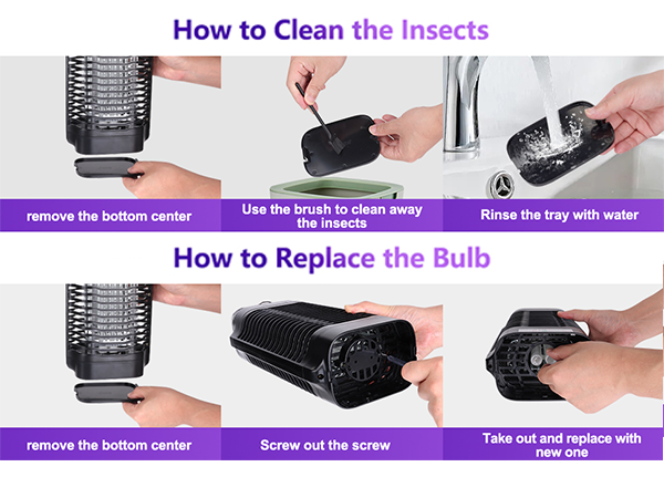 BUG ZAPPER INDOOR OUTDOOR