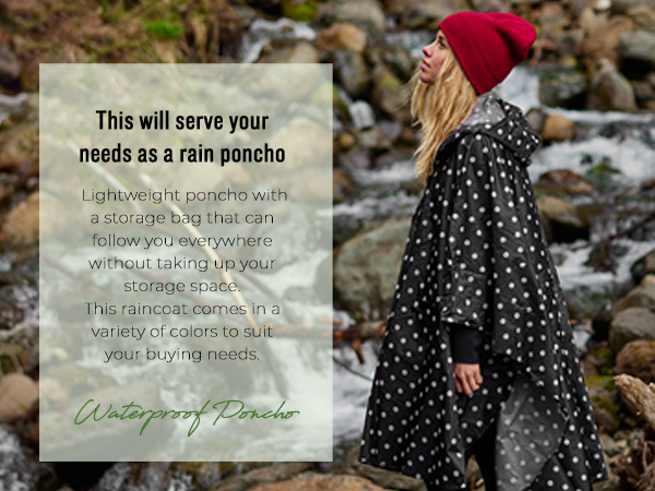 plus size reusable waterproof poncho