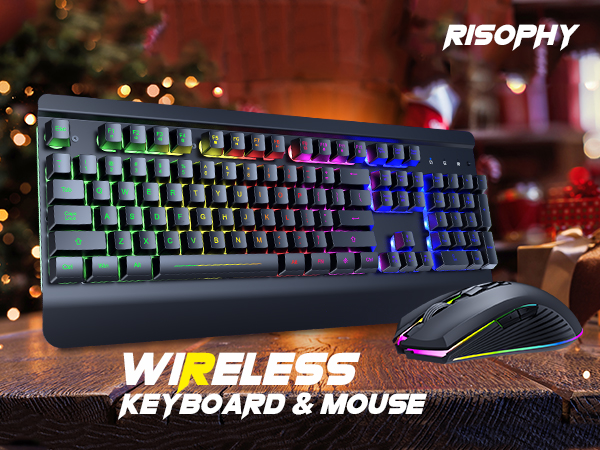 wireless gaming keyboard and mouse