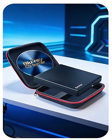 Black Blu-ray CD Burner