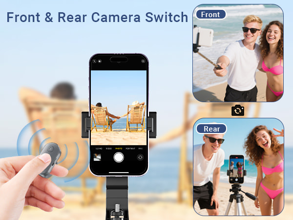 Phone Camera Ring Remote Control with Zoom in/Out