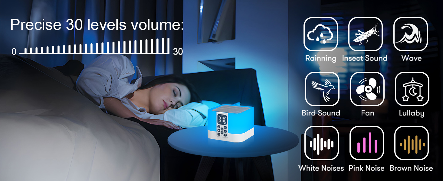 alarm clock soud machine