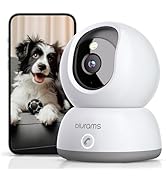 blurams Pet Camera 2K, Cameras for Home Security with One-Touch Call, Dog Camera w/Color Night Vi...