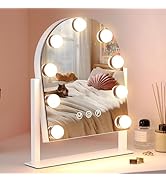ZL ZELing Makeup Mirror with Lights, Vanity Mirror with Lights, Lighted Makeup Mirror, 3 Color Mo...