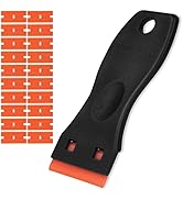 Ainiv Plastic Razor Blade Scrapers, Scraper Tool with 20PCS Blades, Multi-funtional Cleaning Razo...