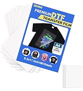 ZEHRAI 100 Sheets DTF Transfer Film 8.5