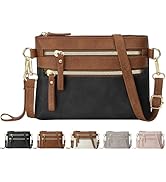 Vankor Small Crossbody Bags for Women, Wristlet Wallets Clutch Purses for Women with Shoulder and...
