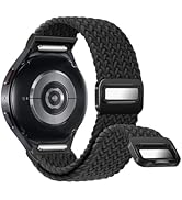 One Click No Gap Braided Bands Compatible with Samsung Galaxy Watch 7 6 4 5 FE Band 40mm 44mm/Gal...