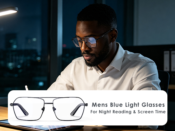 Blue Light Glasses Men/Women, Blue Light Blocking Glasses, Computer Screen Blocker