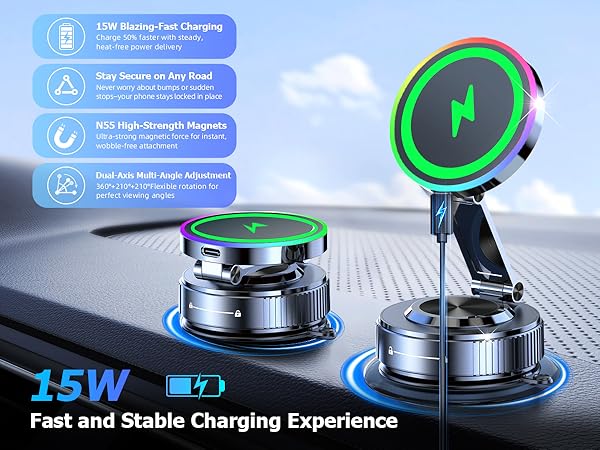 wireless phone charger for car
