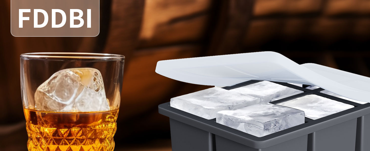 2 inch ice cube tray for whiskey
