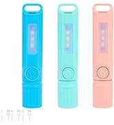 3 Pack Rechargeable Flashlights USB C Mini LED Flashlights for Kids, Camping Lantern Combo Flashl...